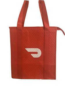 DoorDash Dasher Delivery Bag - Red, Insulated