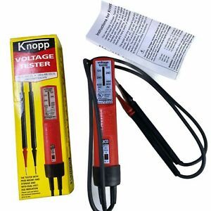 Knopp K-60 Voltage Tester, 120 to 600V, For AC &amp; DC, Intermittent Duty Only NIB