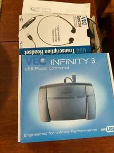 Transcription SET - FOOT Pedal, HEADSET &amp; SCRIBE activation letter - New