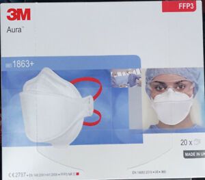 3M  aura 1863  - 3x box with 20x ( 60 pieces) NEW