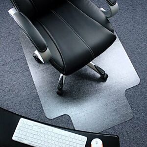 Marvelux 36&#034; x 48&#034; Heavy Duty Polycarbonate Office Chair Mat with Lip for Car...