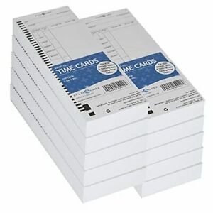 , 44100-10MB, 1,000 Count Genuine and Authentic Time Cards for 4000, 1000 pk