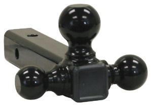 Buyers Products 1802202 Ball Mount Class 3 Tri-Ball with Black Balls