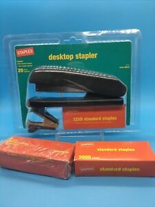 Staples Desktop Stapler &amp; Remover Set Plus 11,250 Staples #489562 Sealed NEW