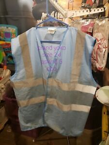 High visibility reflective safety vest