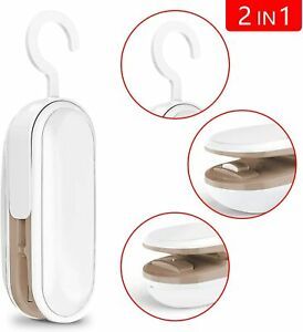 Mini Chip Portable Bag Sealer 2 In 1 Portable Sealing Mini Machine Handheld