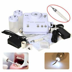 SKYSEA Dental Ultrasonic Scaler fit EMS 2 Bottles LED Fiber Handpiece