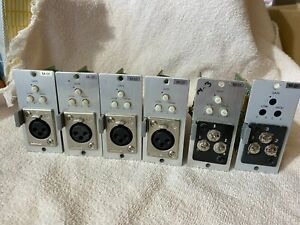 6 TOA INPUT MODULES, M-01, M-11,  as is