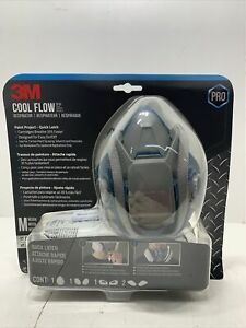 3M 6502QLPA1-A-PS Paint Project Respirator with Quick Latch Cool Flow Medium USA