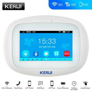 KERUI K52 WIFI GSM Alarm Security burglar System  4.3 Inch Large Color Touch