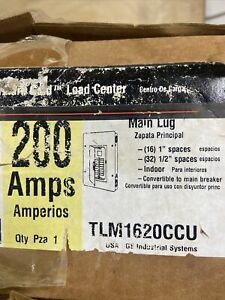 GE 200 Amp 16-Space 32-Circuit Indoor Main Lug Circuit Breaker Panel