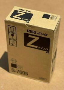 Genuine Riso Black Ink S-7605 Z type 2 Cartridges Per Box