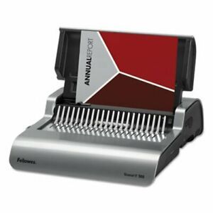 Fellowes Quasar Comb Binding System, 500 Sheets, Gray (FEL5216901)