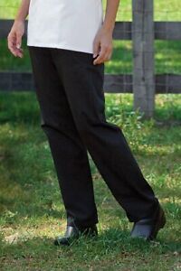 Uncommon Threads 4101-0104 Women&#039;S Chef Pant in Black - Large