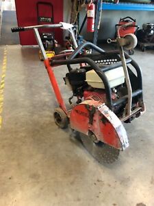 Crown 16” Push Concrete Saw, Honda Engine, Diamond Blade, LPO Only in 60525