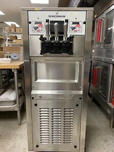 Spaceman 6250 Ice Cream Machine Air Cool 2 Flavor +Twist Tested 220v 1 available
