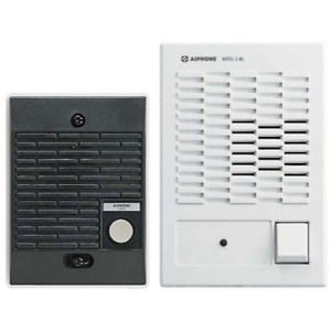 Aiphone ChimeCom C-123L/A Audio Intercom Set, 1-Door &amp; 1-Master Station