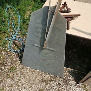 Aermotor Windmill V USA Vane Tail  for 6ft  X 802 Green Letters  Faded