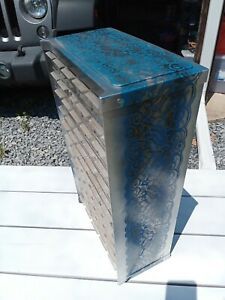 VINTAGE 60 DRAWER PARTS METAL STORAGE ORGANIZER One of a kind art for the garage