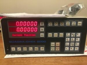 Refurbished Metronics QC-2200 DRO with Bendix connectors for Acu-Rite Scales.