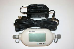 TSI 4043 / Copley DFM 2000 Thermal Mass Flow Meter (Air, N2, O2) 200 L/min.