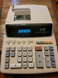 Sharp printer  Calculator El-1197P 12 Digit Two Color Ribbon Printer