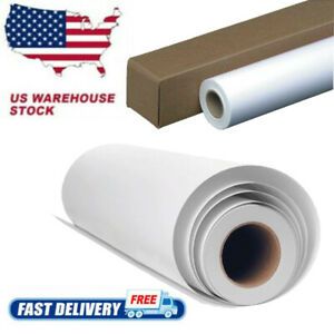 100gsm 64&#034; x 328 High Tacky / Sticky Sublimation Transfer Paper 1Roll USA STOCK