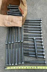 3/4-10 x 8&#034;  (7 7/8) Bolts - LOT OF 56  --- --- --- 307A OF -  LARGE Bolts
