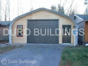 DuroSPAN Steel 20x33x16 Metal Garage DIY Building Kits Open Ends Factory DiRECT