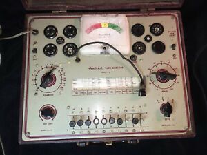 HEATHKIT MODEL TC-1 DYNAMIC TUBE CHECKER &amp; MANUALS CLEAN
