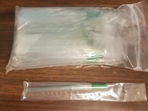 Canine Insemination Tubes 5&#034; with Adapter Individually Wrapped Sterilized 25 Ct