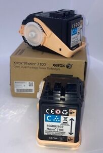 Xerox OEM Genuine Toner for Phaser 7100 Cyan Dual Pack 106R02602 NEW Free Ship