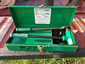 Greenlee Tool Co. No 1804 Ratchet Knockout Punch Driver MISSING 3/4 IN. PUNCH