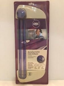 GBC Paper Trimmer Rotary Paper Cutter 12&#034; Cut Length 5 Sheets Portable