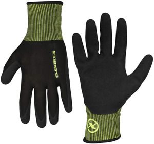 Flexzilla GC220L Foam Latex Dip, Black, L General Purpose Glove, Large