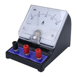 DC 0~0 6A 0~3A 2 5 AC Analog Panel AMP Current Meter Ammeter Gauge For General