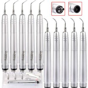 5Packs Dental Hygienist Ultrasonic Air Perio Scaler Handpiece 2/4 Holes w/3 Tips