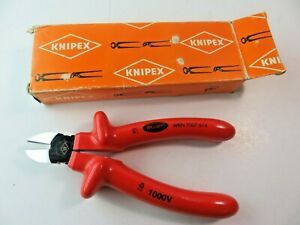 KNIPEX WKN7007-614  6-1/4 In Diagonal Cutters Snips 1000v NEW Williams