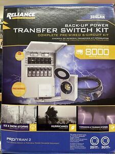 Reliance  6-Circuit Back up Power Transfer Switch Kit 360 LRK. Brand New