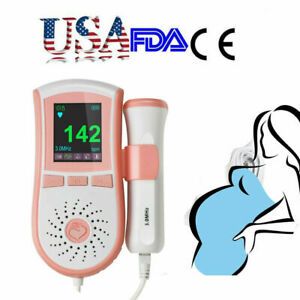 USA Medical CE 3MHz Prenatal Fetal Doppler For Home Heart beat Monitor +Free GEL