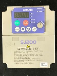 Hitachi SJ200 VFD, Inverter Drive SJ200-040HFU2, SJ200040HFU2, 3 phase, 5 HP