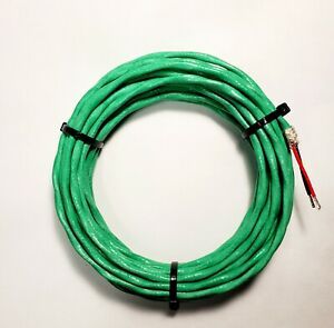 Wire Mil-Spec (PTFE) 18 AWG 2 Cond, Shielded Silver Plated Copper Stranded 10 ft