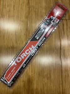 Milwaukee-48-00-5562 9in. 7TPI TORCH for Cast Iron with NITRUS CARBIDE 5P NEW