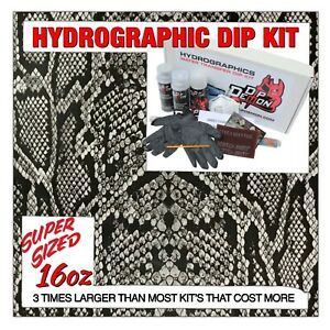 Hydrographic dip kit Rattle Snake Skin Rattlesnake hydro dip dipping 16oz