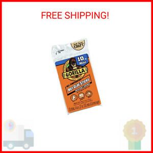 Gorilla 3021002 Mini Hot Glue Sticks, 10 Count, Clear, 10 Count