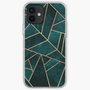 Deep Teal Stone iPhone Samsung Case &amp; Cover Premium Quality