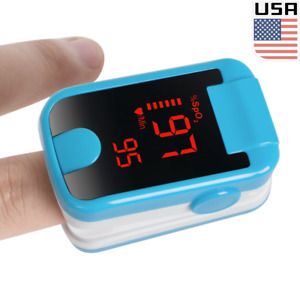 Portable Medical LED Finger Tip Pulse SpO2 PR Oximeter Blood OxygenMonitor US