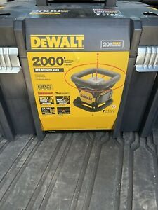 NEW DEWALT DW079LR SELF LEVELING 20 VOLT ROTARY LASER LEVEL 2000’ RANGE