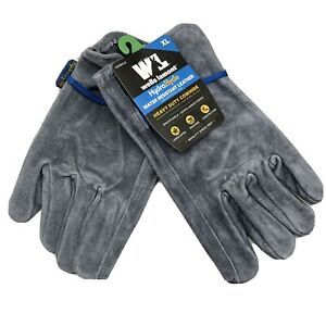 Wells Lamont Men Gloves XL Hydra Hyde Leather Cowhide Heavy Duty Water Resistant