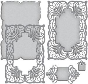Spellbinders S6-045 Nestabilities Cascading Grace Etched/Wafer Thin Dies